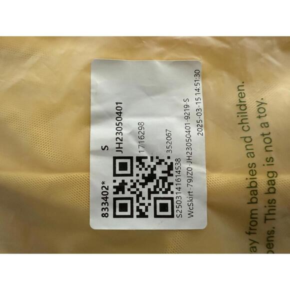 NWT Halara High Waisted Drawstring 2-in-1 Pocket Flowy Midi Skirt Popcorn S - Picture 5 of 12